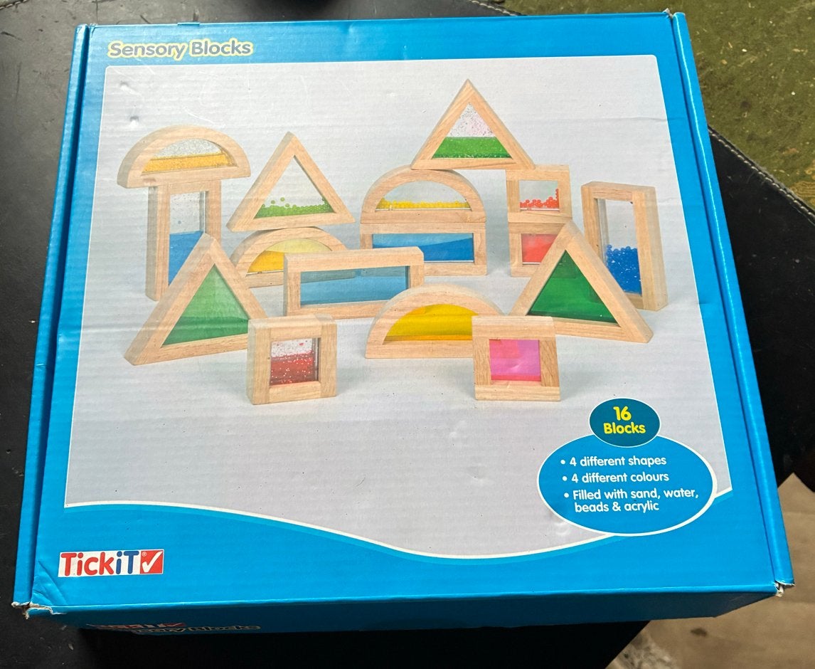 Tickit Sensorische Blokken - 16 Stuks, Ophalen of Verzenden, Zo goed als nieuw, Overige merken