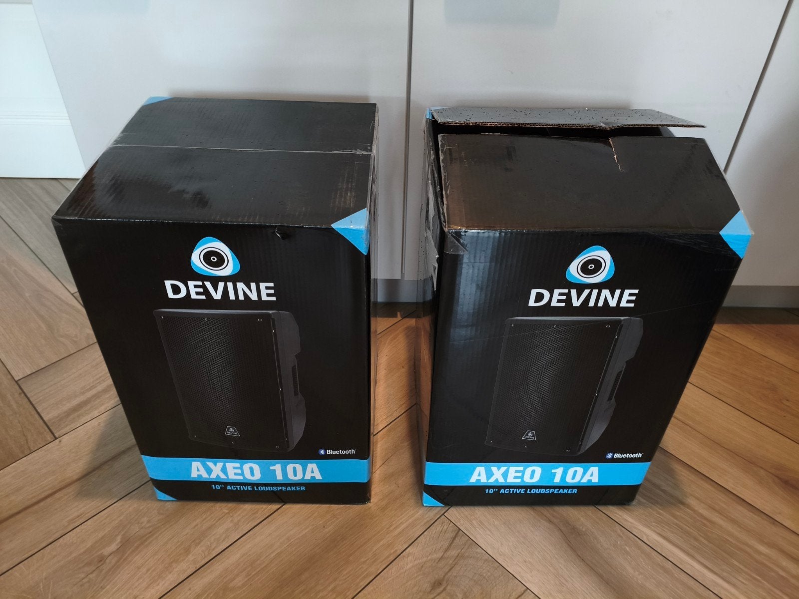 Devine AXEO 10A Actieve Luidsprekers - Set van 2, Overige merken, 120 tot 150 watt, Speakerset, Bluetooth