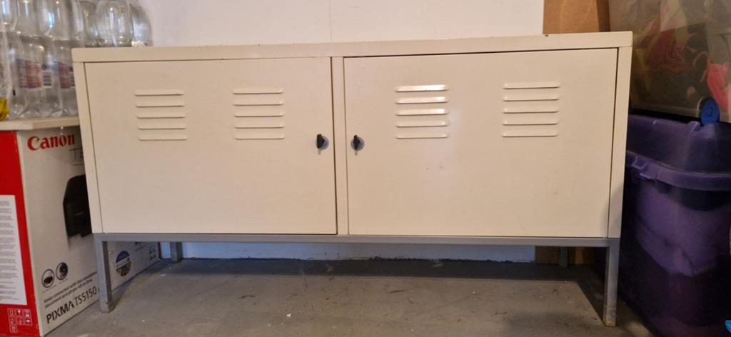 Ikea PS kast locker wit - GRATIS, Ophalen, Gebruikt, Industrieel
