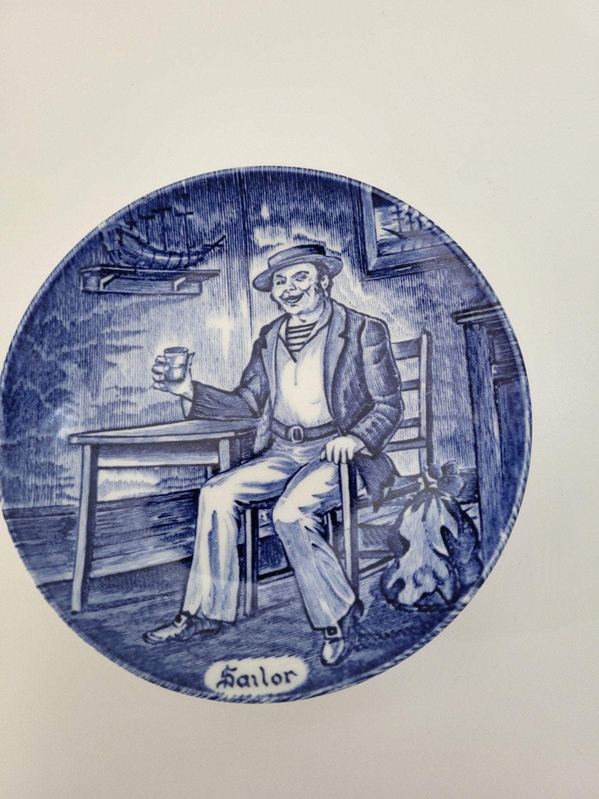 Set van 5 Wedgwood Enoch Tunstall Ltd. decoratieve borden, Ophalen of Verzenden