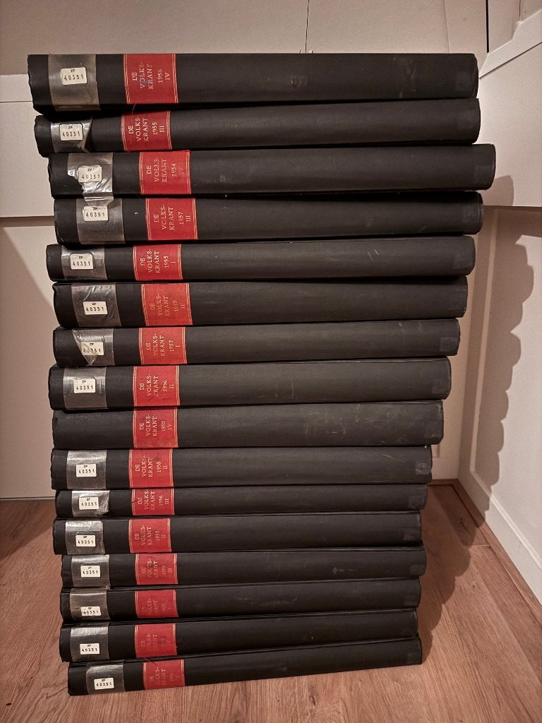 UNIEKE VINTAGE KRANTENARCHIEVEN – JAREN ’50, Ophalen of Verzenden, 1940 tot 1960, Tijdschrift