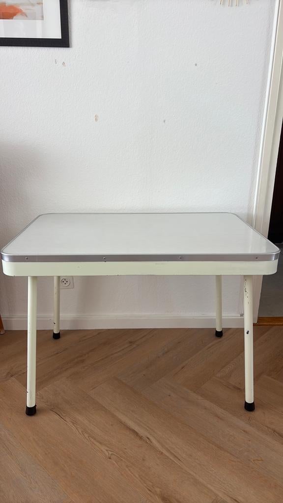 Witte Vintage Tafel Brabantia origineel, Ophalen, 50 tot 100 cm, Zo goed als nieuw, Minder dan 50 cm