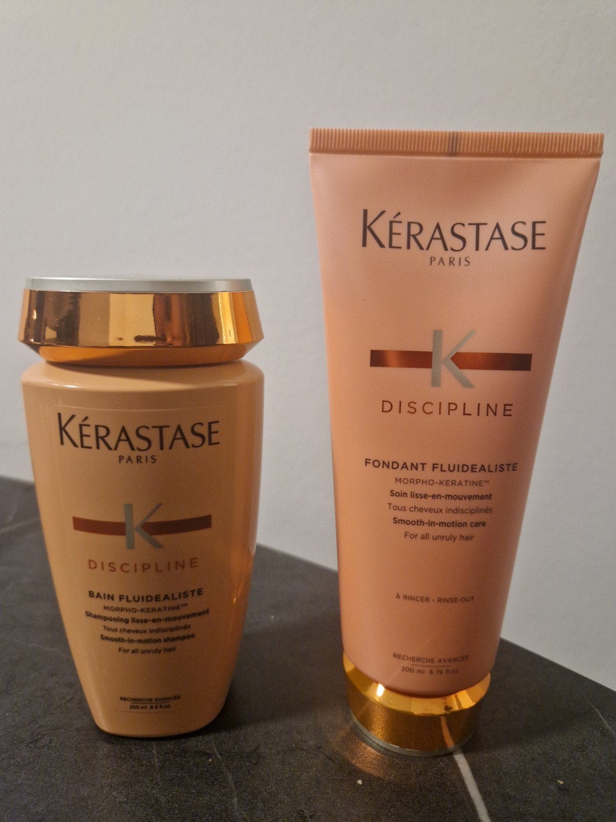 kérastase discipline shampoo + fondant, Ophalen of Verzenden, Nieuw, Shampoo of Conditioner
