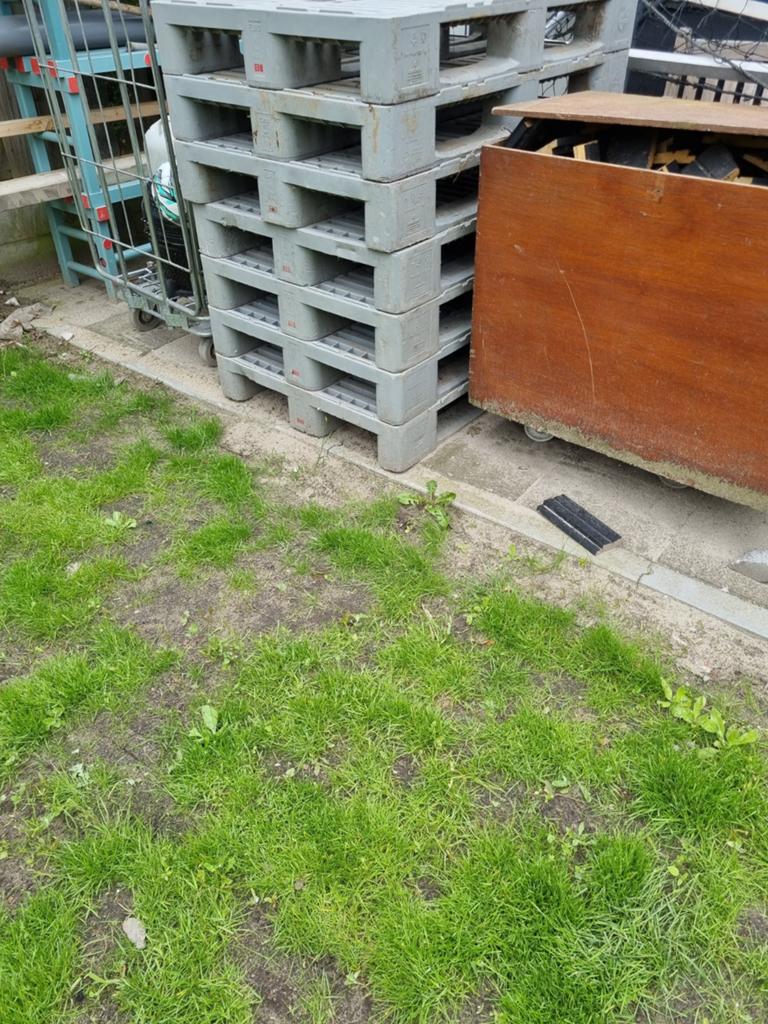 Euro pallets kunstof, Doe-het-zelf en Verbouw, Kratten en Dozen, Ophalen, 100 cm of meer, 60 cm of meer, Overige typen