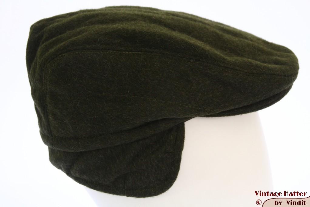 Platte pet Bittner groen loden met oorwarmer 55 en 59 nieuw, Nieuw, Bittner, Ophalen of Verzenden, Pet