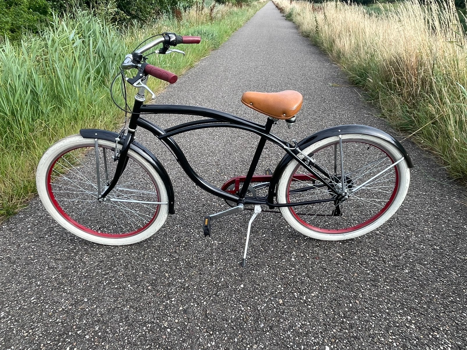 herenfiets 26 inch 6V. jongensfiets H 47 cm rijklaar, 47 tot 51 cm, Ophalen, Zo goed als nieuw, Staal
