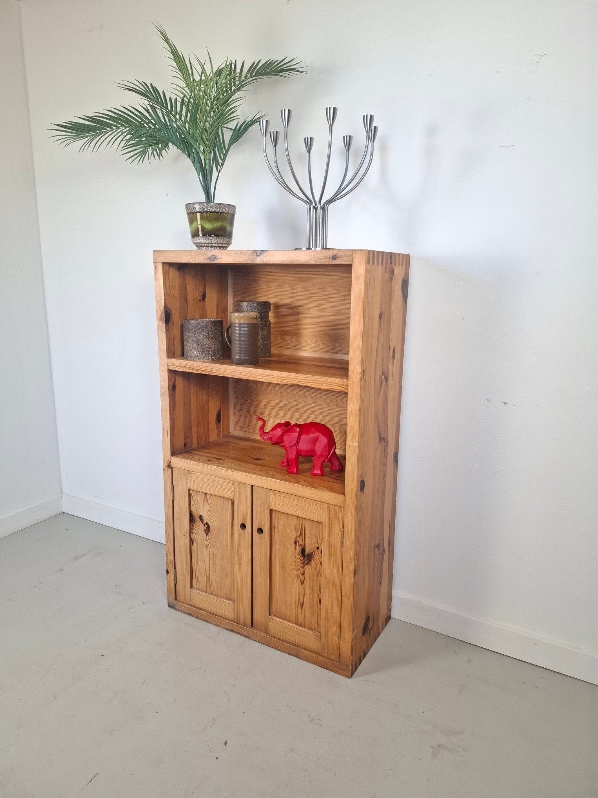 Vintage kast Ate van Apeldoorn dutch design kast jaren 70, Gebruikt, Minder dan 100 cm, Grenenhout, 25 tot 50 cm