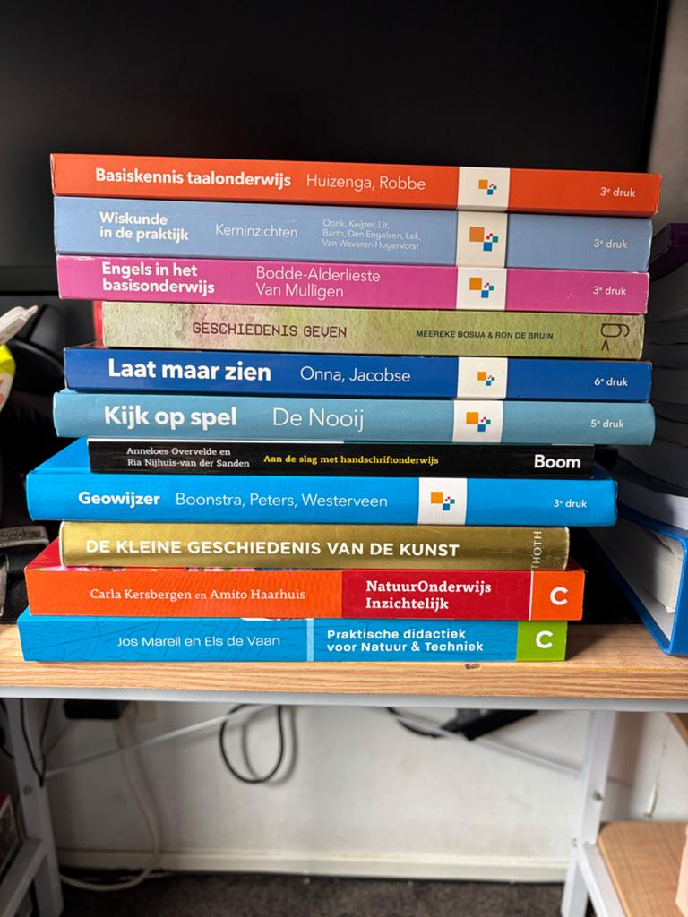 Grote collectie PABO studieboeken - Diverse vakken, Ophalen of Verzenden, Zo goed als nieuw, Overige niveaus, Overige vakken