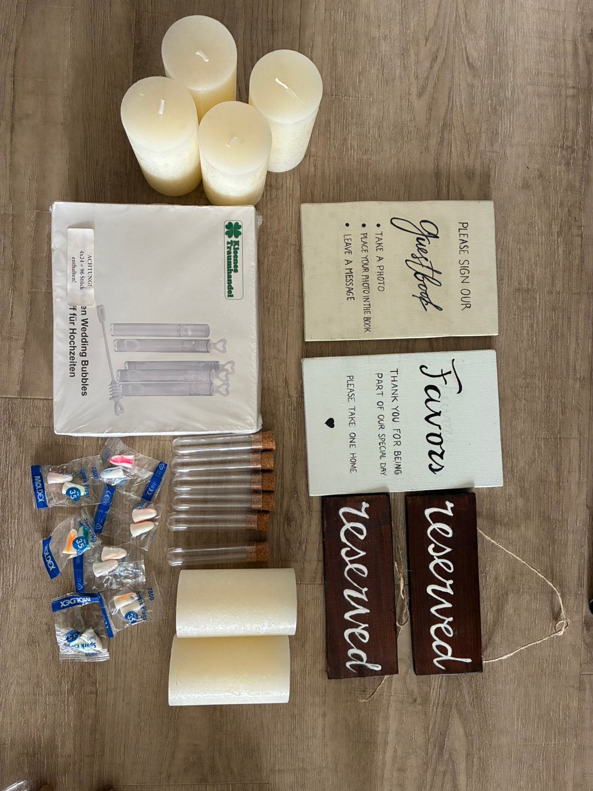 Bruilofts decoratie / Wedding decoration, Hobby en Vrije tijd, Feestartikelen, Ophalen, Zo goed als nieuw