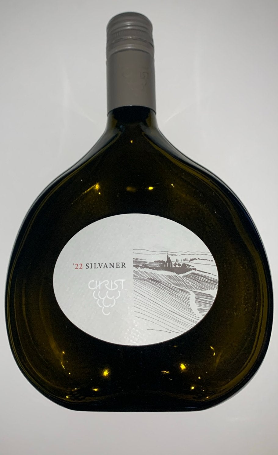 Mooie fles als kaarsenkandelaar, voor druipkaarsen., Ophalen of Verzenden, 22 cm, Kandelaar, Glas