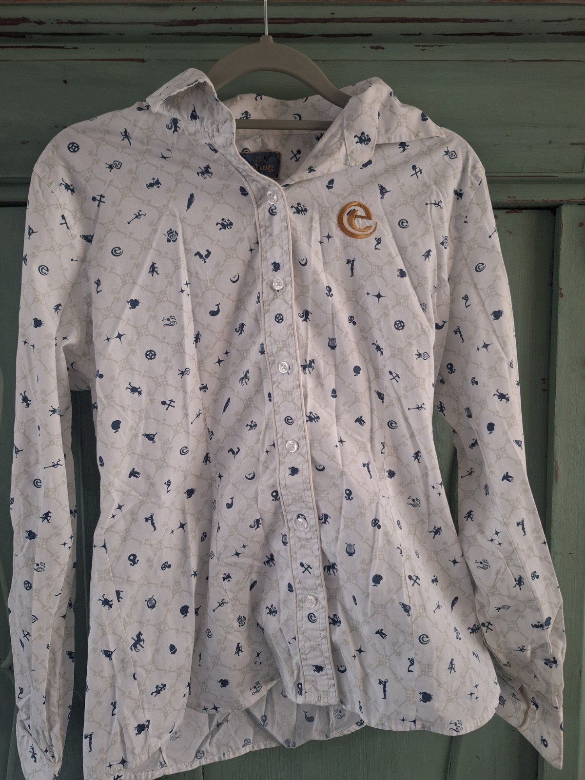 Efteling personeels blouse met lange mouw, Ophalen of Verzenden, Zo goed als nieuw, Kleding