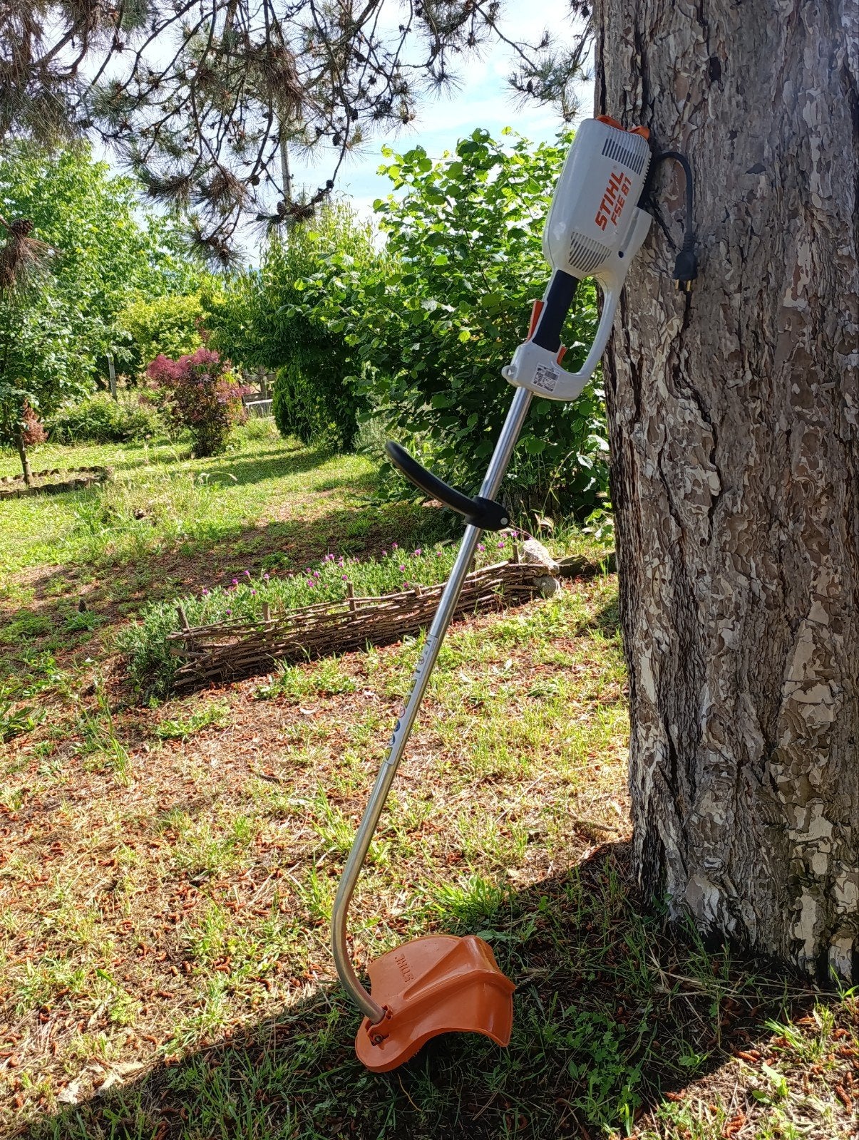 Stihl FSE 81, Tuin en Terras, Grastrimmers, Ophalen of Verzenden, Gebruikt, Benzine