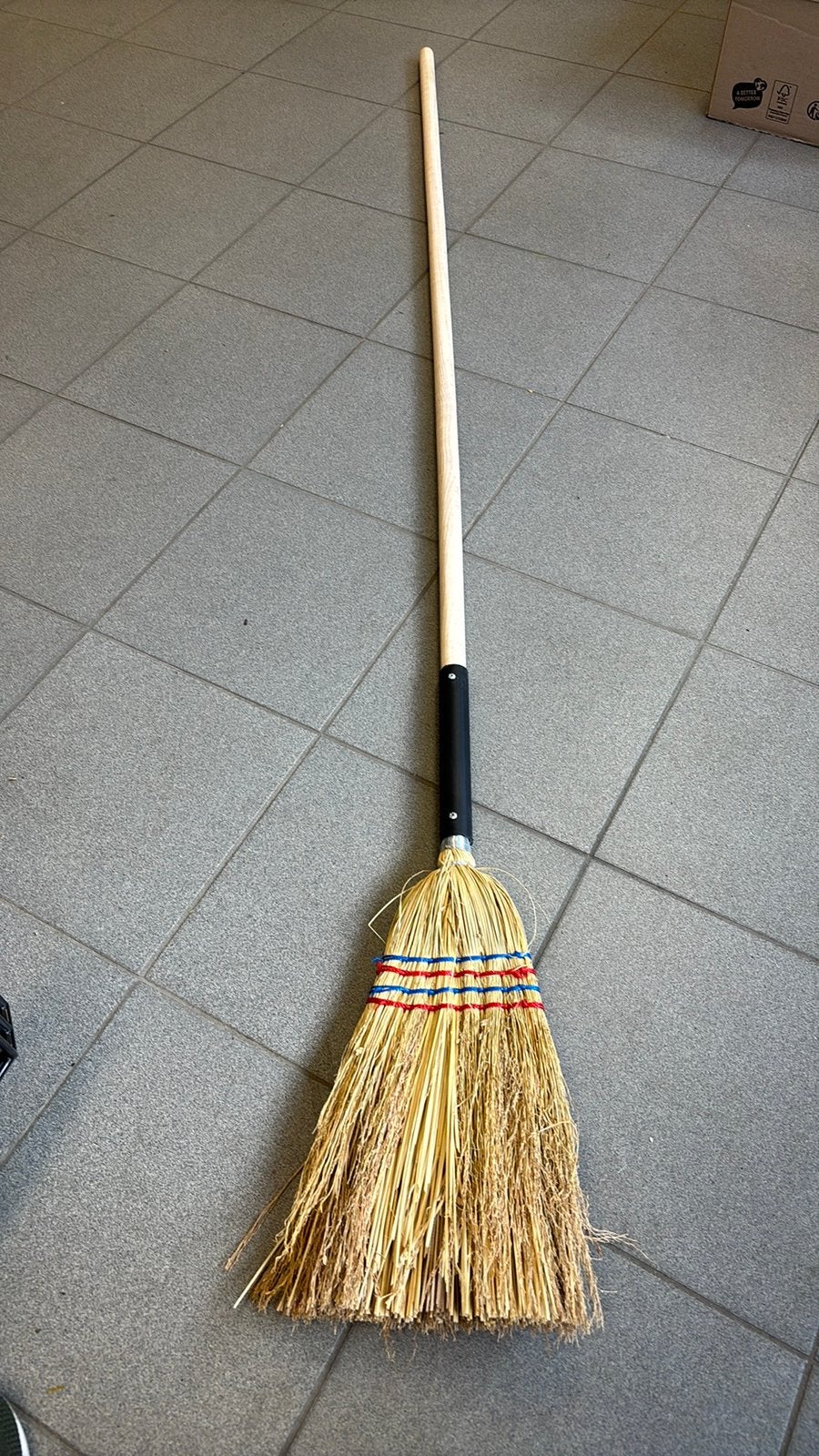 Mixstro bezem met houten steel, Ophalen, Nieuw, Bezem