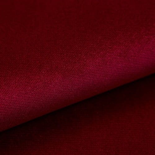 ACTIE Opbergboxspring 180 - Fluweel Bordeaux | met Voetbord, Verzenden, 180 cm, 200 cm, Rood
