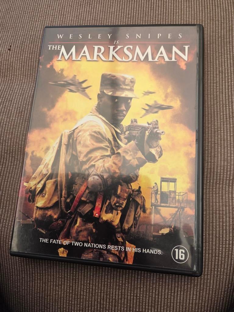 The Marksman (DVD) - Actiethriller met Wesley Snipes, Vanaf 16 jaar, Ophalen of Verzenden, Gebruikt, Actiethriller