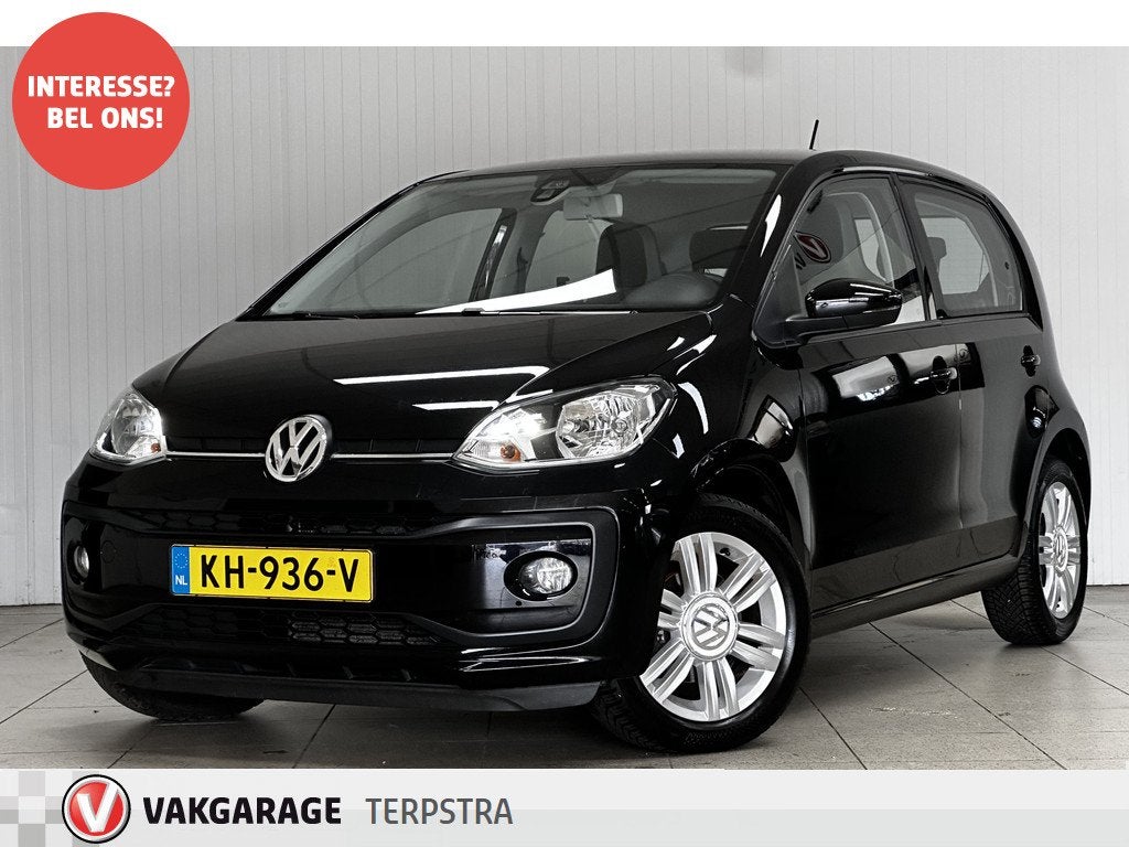 Volkswagen up! 1.0 BMT high up!/ Stoelverw!/ 15''LMV/ Maps+M, Voorwielaandrijving, Stof, Gebruikt, LED verlichting