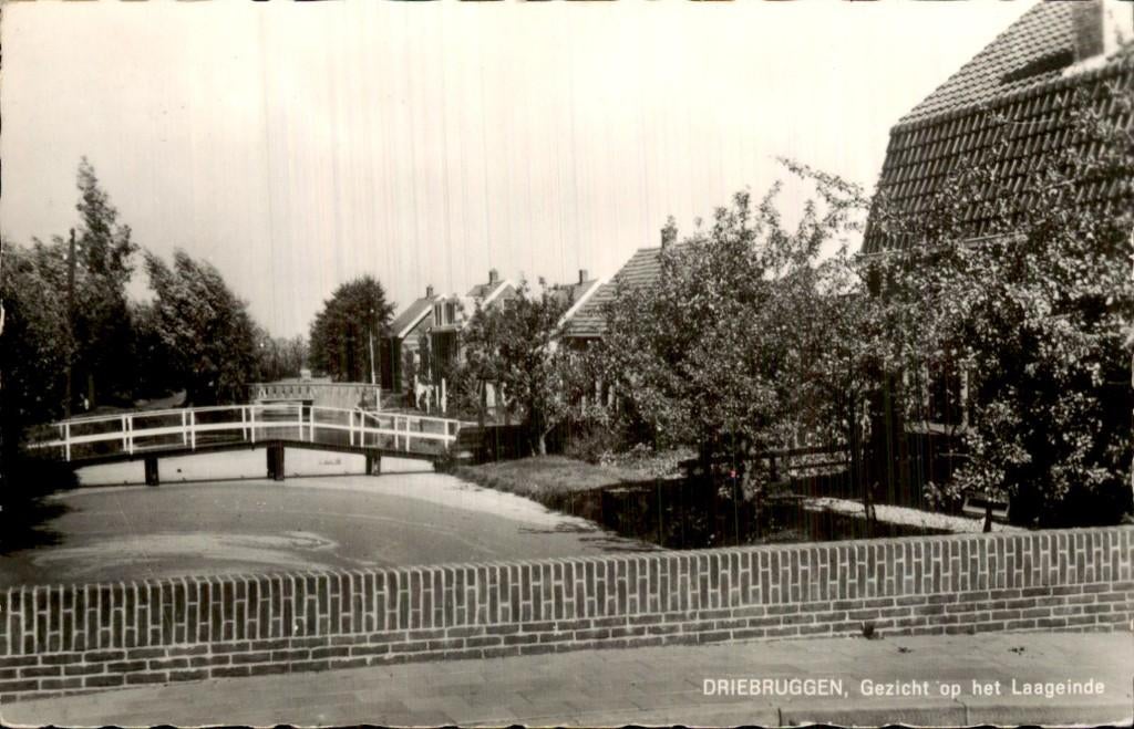 Driebruggen - Brug - Laageinde, Ophalen of Verzenden, 1960 tot 1980, Gelopen, Zuid-Holland