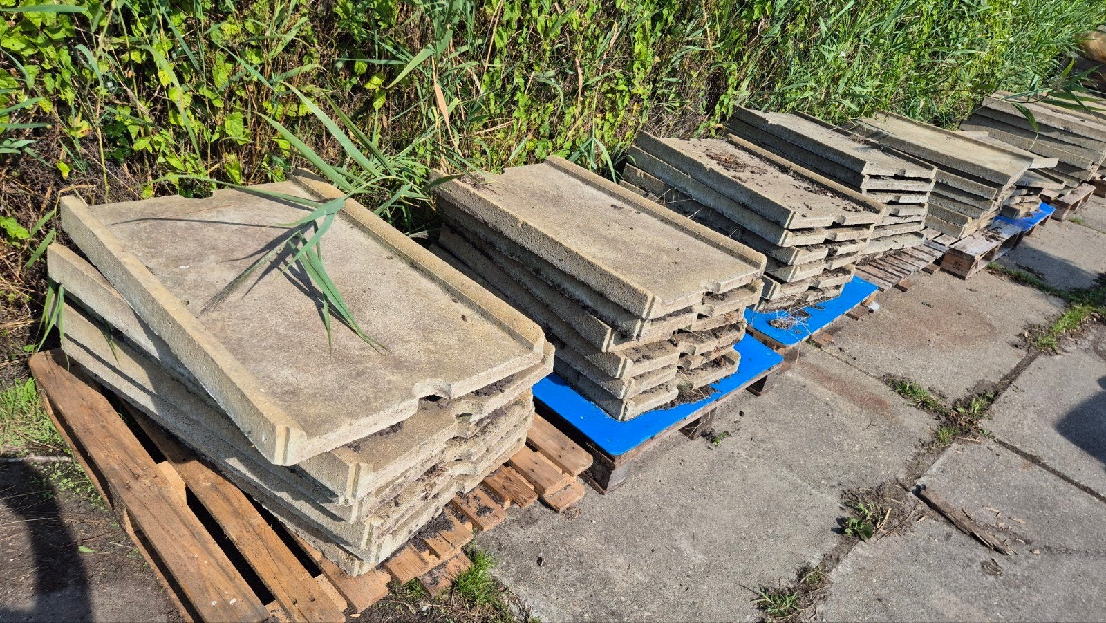 betonnen u-profiel tegels, Tuin en Terras, Ophalen, Beton, Terrastegels