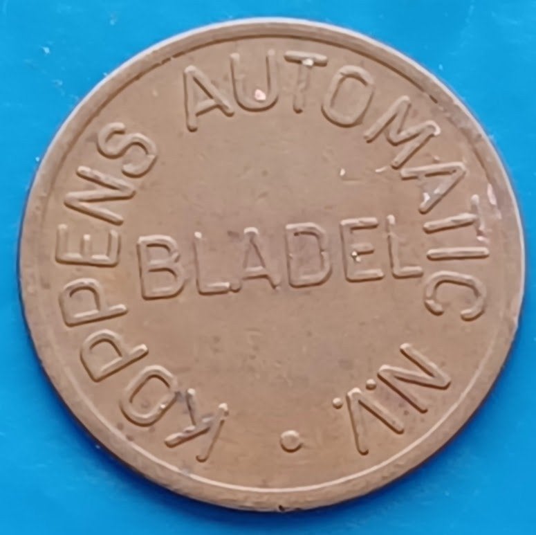 Penning Koppens Automatic N.V. Bladel (brons), Verzenden, Brons, Nederland