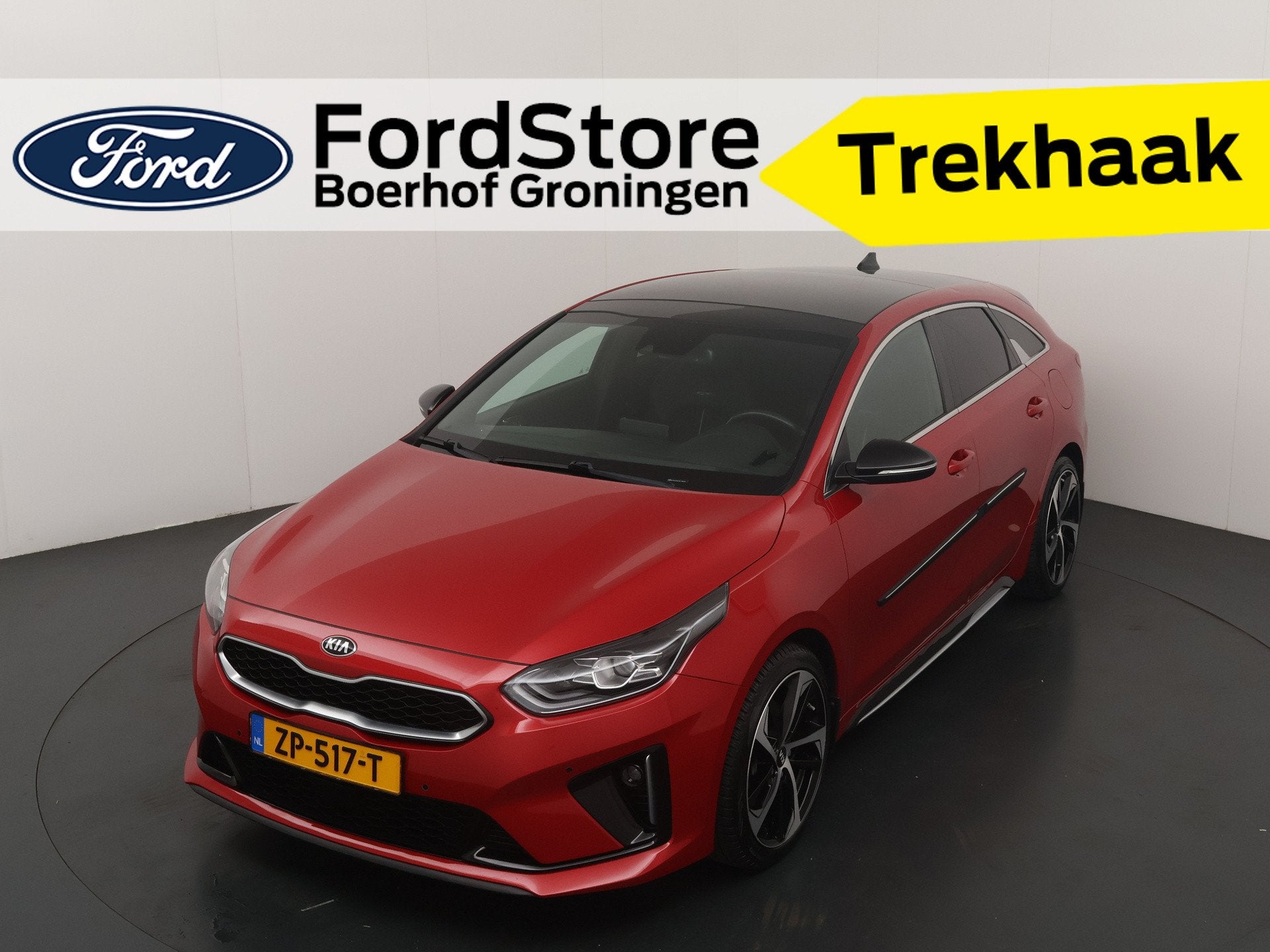 Kia ProCeed 1.4 T-GDI 140 pk GT-Line | Trekhaak | Pano | Cam, Auto's, Kia, 12 maanden, 4 cilinders, Leder en Stof, Origineel Nederlands