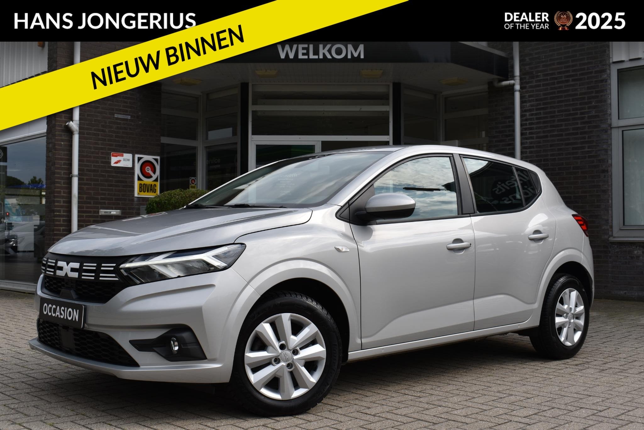 Dacia Sandero 1.0 TCe 90 Expression | AUTOMAAT | AIRCONDITIO, Auto's, Stof, Gebruikt, Euro 6, 1073 kg