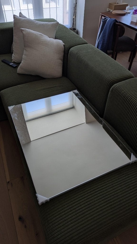 Mirror / spiegel Cersanit 60x80, Ophalen, Zo goed als nieuw, Minder dan 100 cm, Rechthoekig