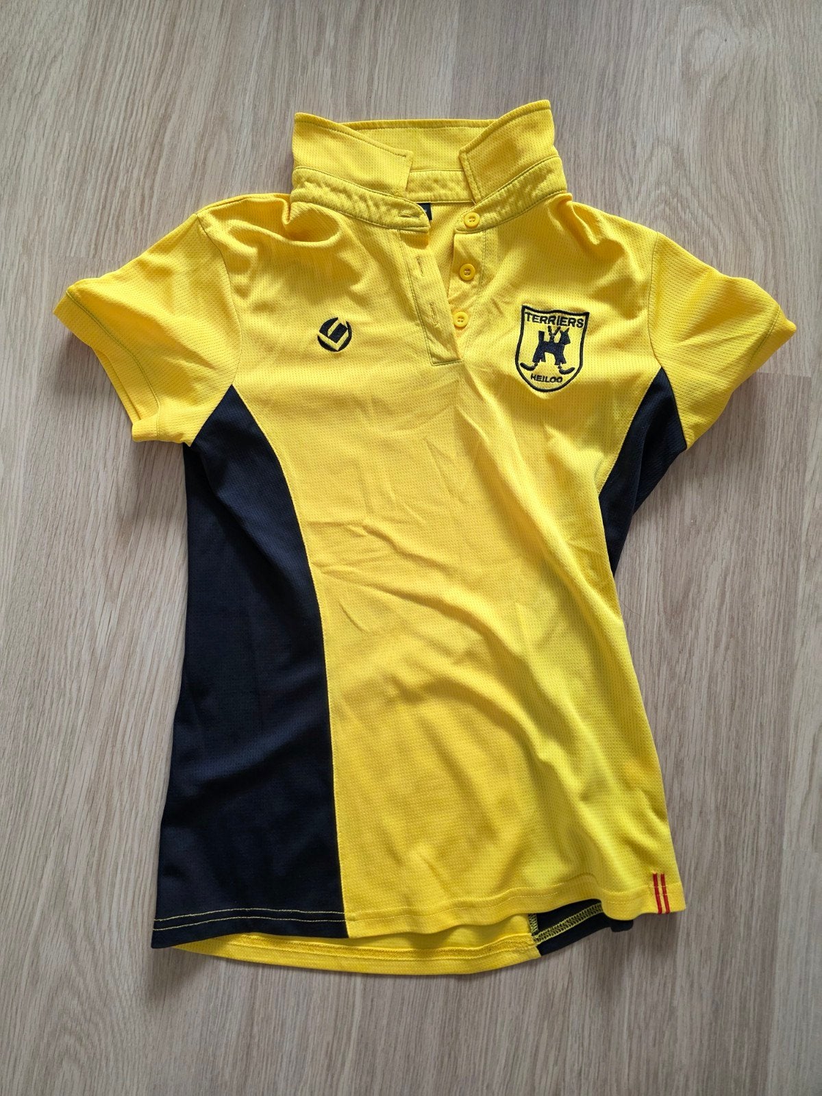 Sportshirt - Terriers Heiloo maat Small, Maat 38/40 (M), Geel, Overige typen, Ophalen of Verzenden