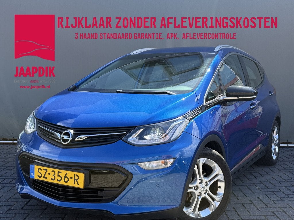Opel Ampera-E BWJ 2018 60 kWh 204 PK Business executive STOE, Auto's, Opel, Blauw, 380 km, 204 pk, Te koop