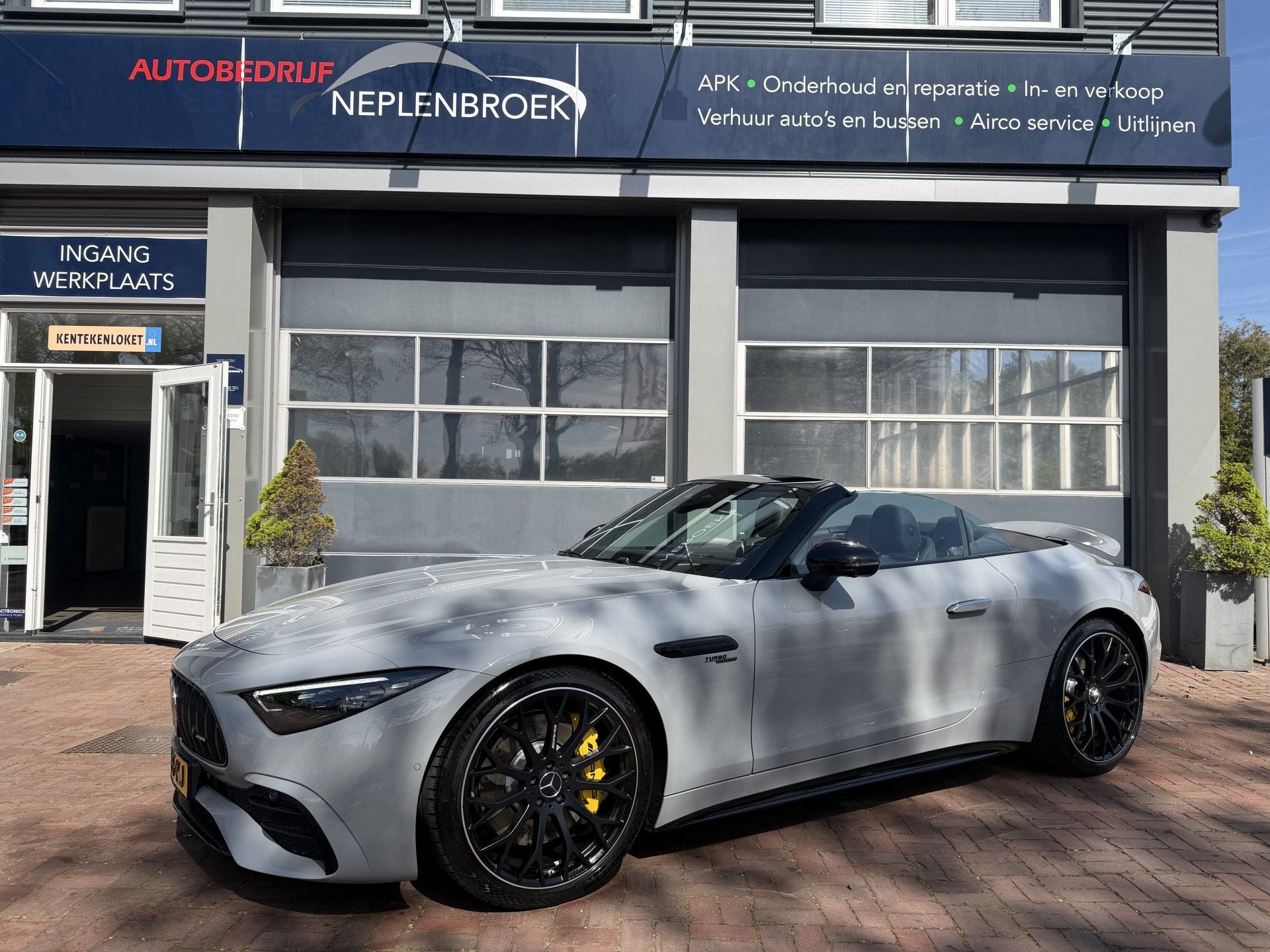 Mercedes-Benz SL-Klasse AMG 43 | 11.595 km | Premium Plus |, Auto's, Mercedes-Benz, Automaat, Achterwielaandrijving, Gebruikt