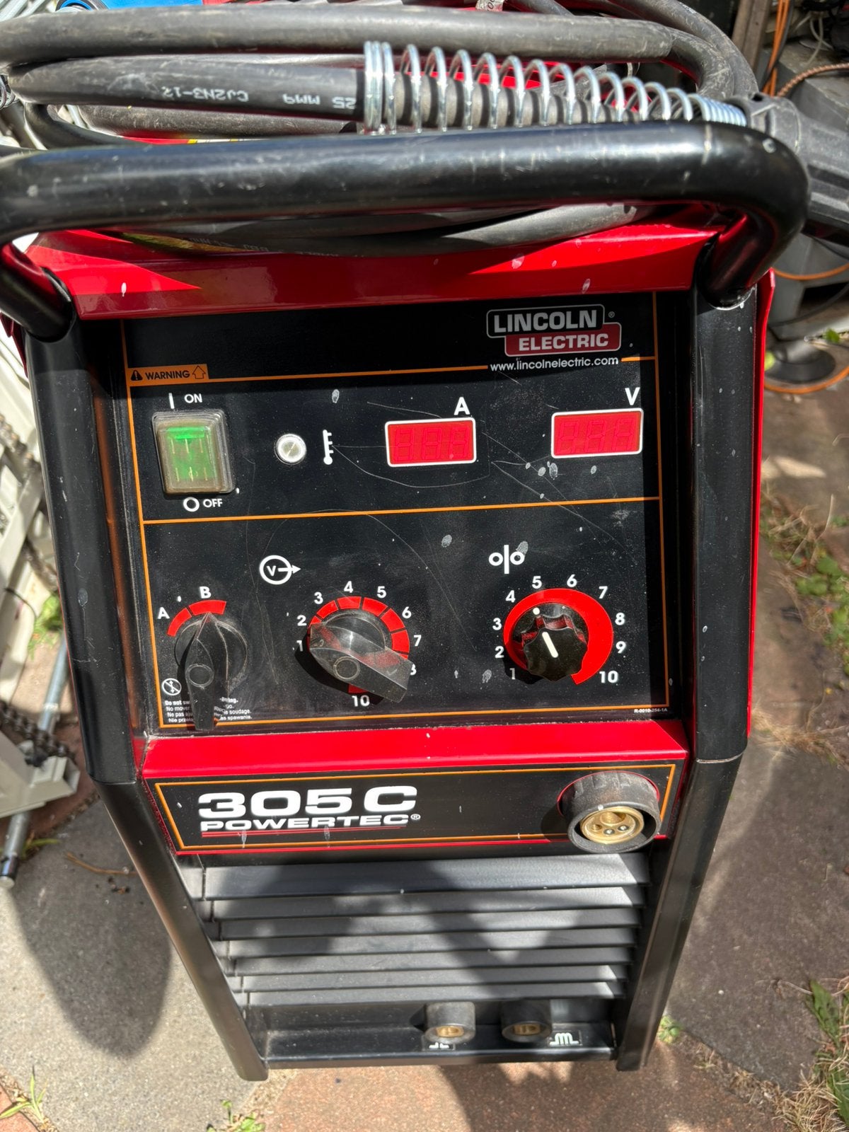 Lincoln 305c powertec, Ophalen, Zo goed als nieuw, 150 tot 250 ampère, Co2