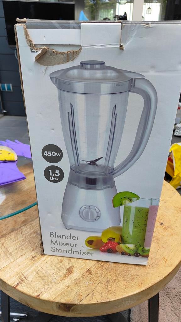 Excellent Electrics Blender 450W 1.5L - Nieuw in doos, Witgoed en Apparatuur, Blenders, Ophalen of Verzenden, Nieuw, Blender