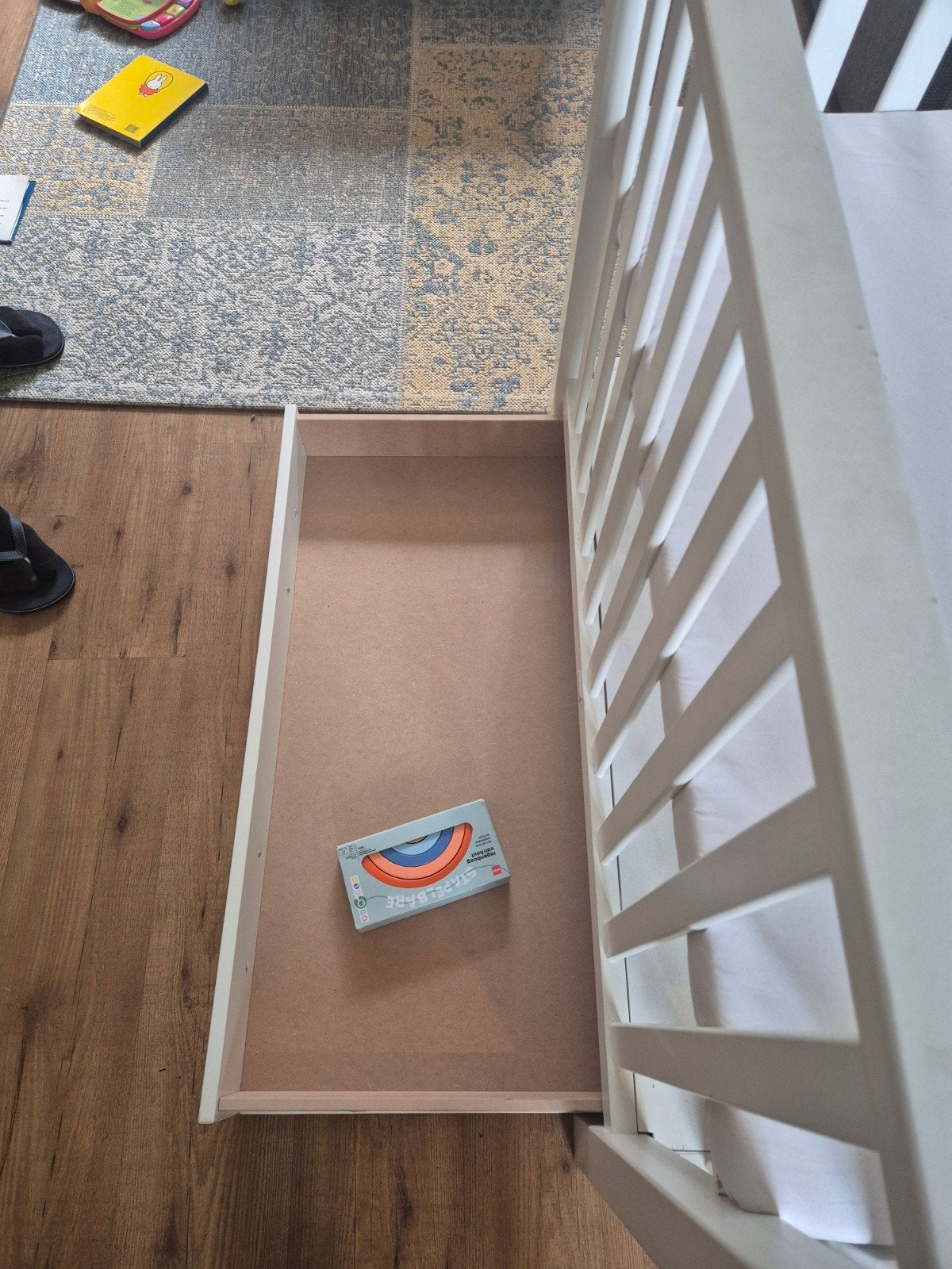 TWF Baby box wit, Kinderen en Baby's, Kinderkamer | Complete kinderkamers, Ophalen, Zo goed als nieuw, Jongetje of Meisje