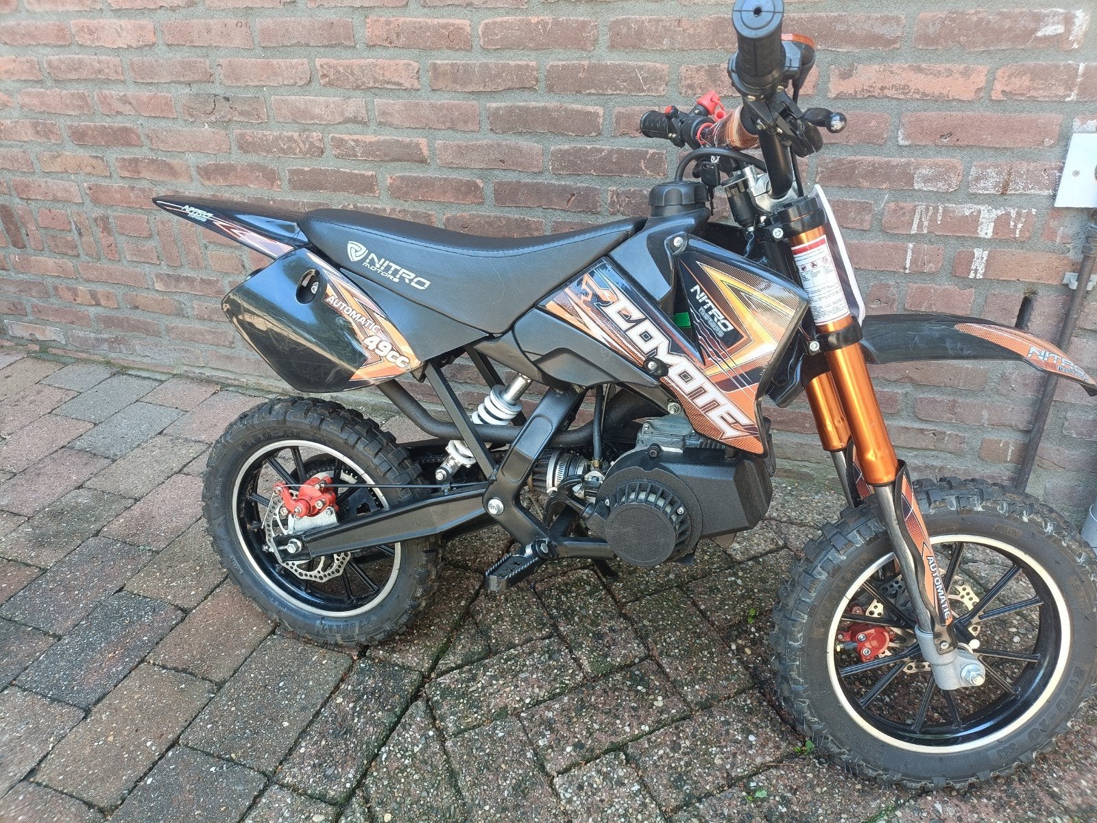 Zeer nette nitro 49cc, Ophalen of Verzenden, Zo goed als nieuw, Overige typen