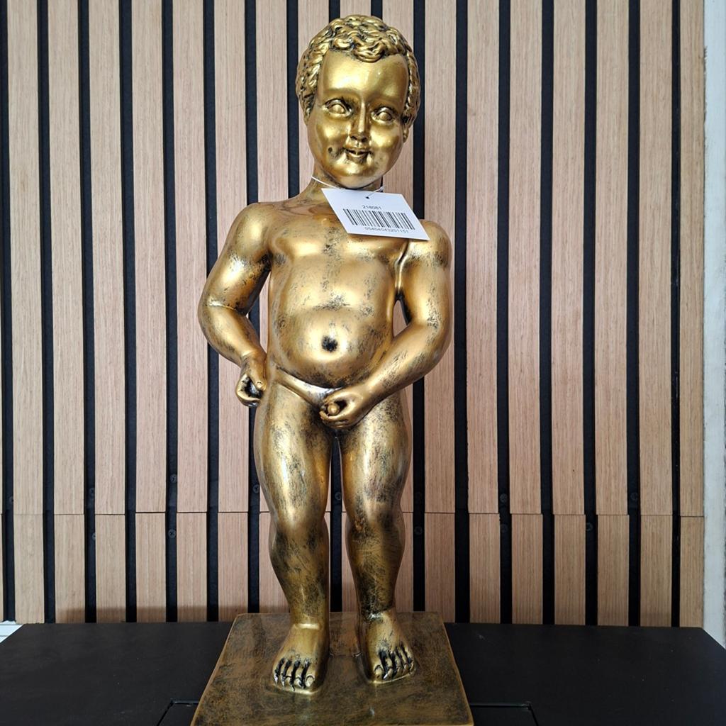 Antiek goud manneken pis, Ophalen, Nieuw, Mens