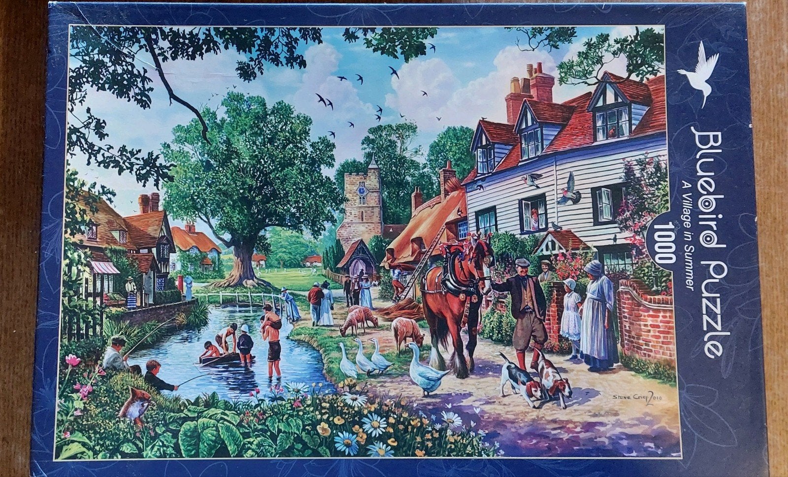 Bluebird puzzel 1000 stukjes, Ophalen of Verzenden, 500 t/m 1500 stukjes, Zo goed als nieuw, Legpuzzel