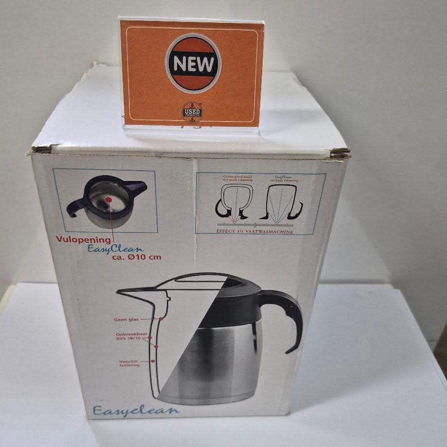 Easyclean Koffiekan RVS 1,6 liter NIEUW in doos, Overige modellen, Nieuw, Ophalen of Verzenden, X