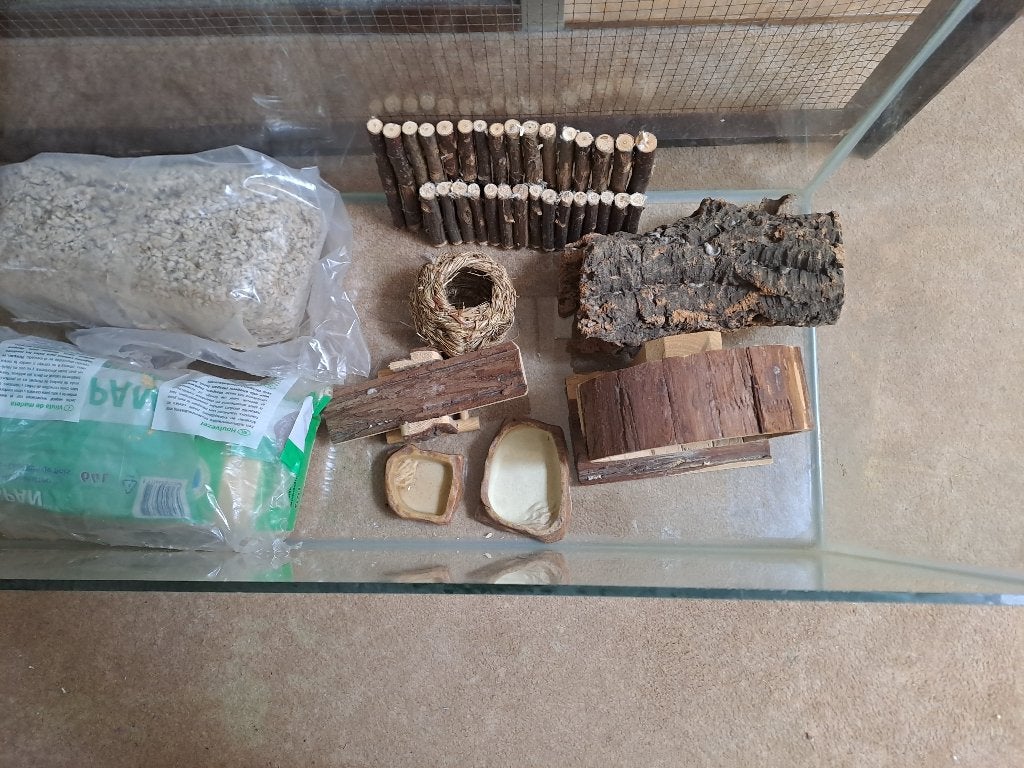 Terrarium,  hamster verblijf, Gebruikt, Hok, Muis, 75 tot 110 cm