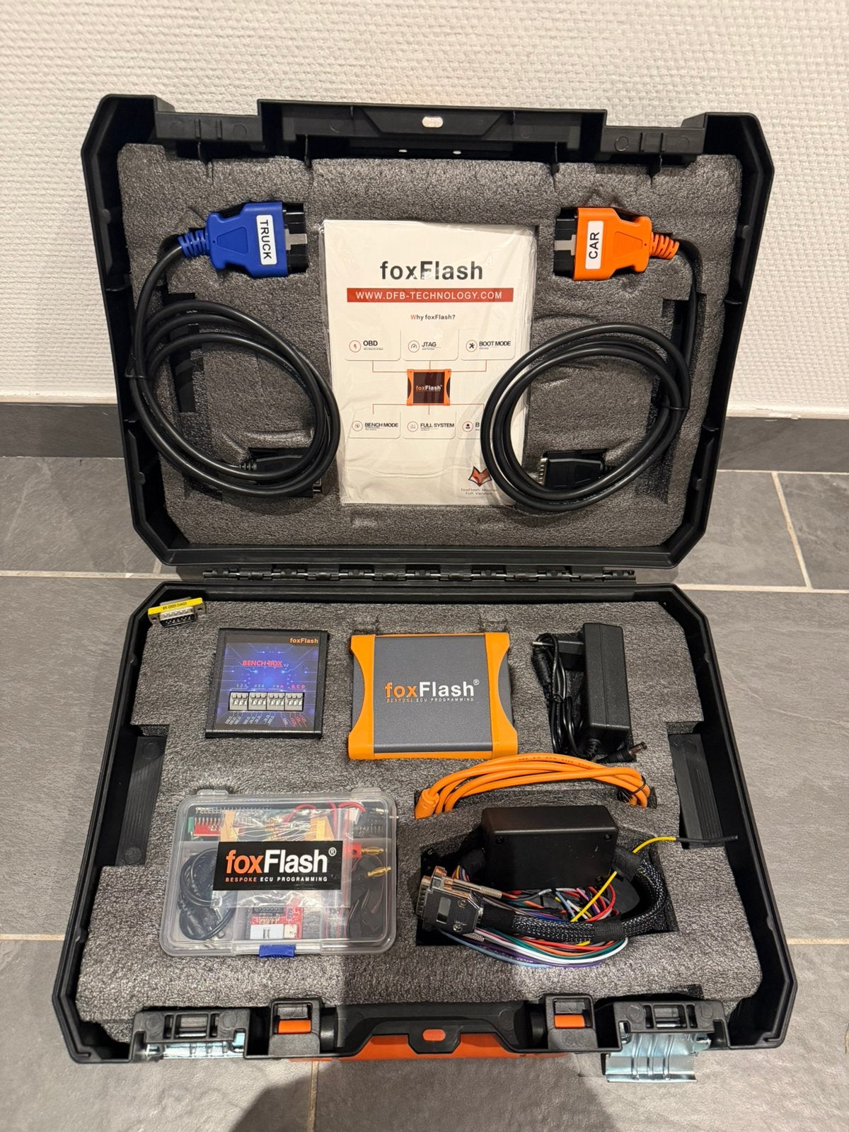 FoxFlash ECU/TCU Flash tool OBD-Bench-Boot Nieuw in doos!, Auto diversen, Ophalen of Verzenden, Nieuw