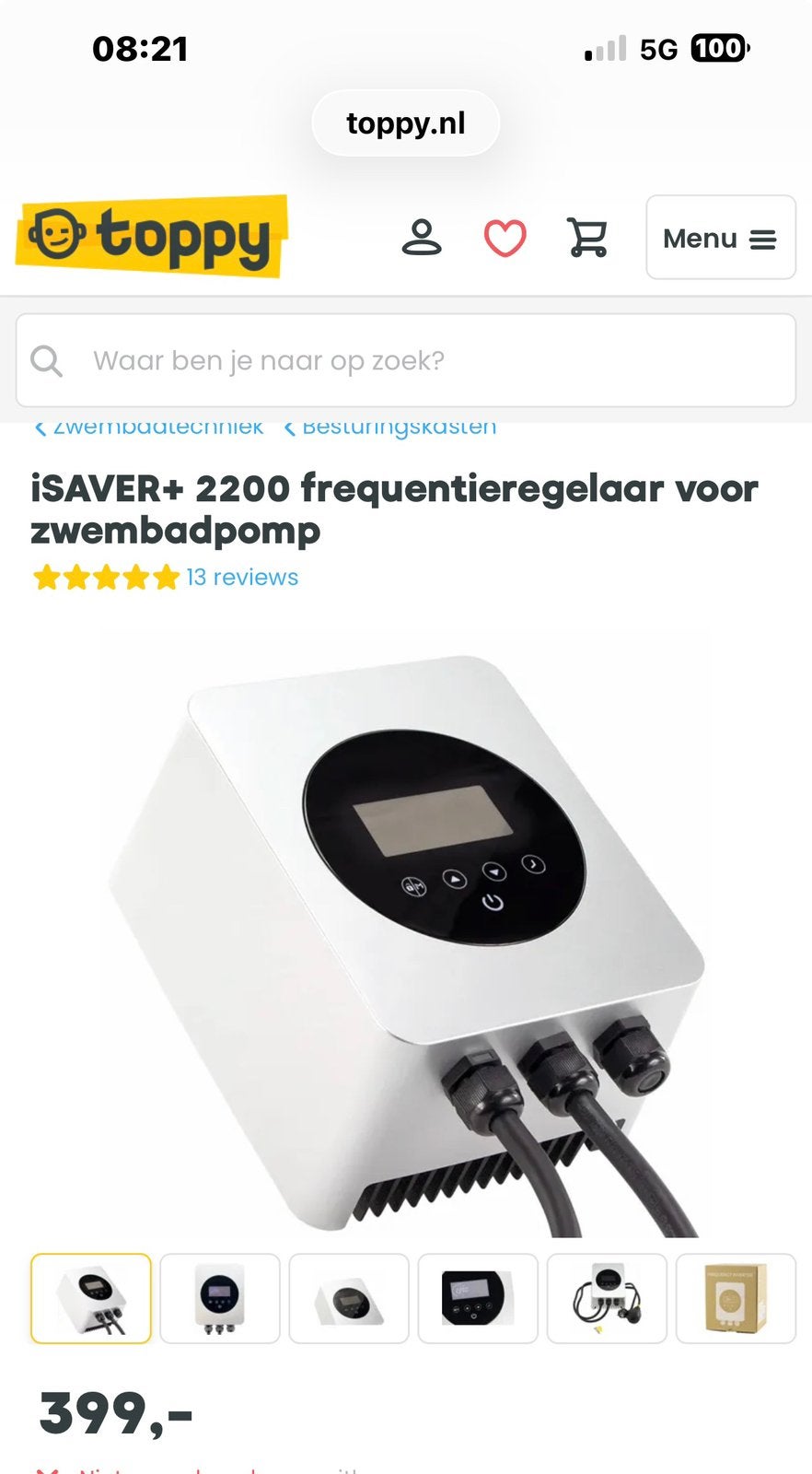 Zwembadpomp + freqentieregelaar en zandfilter, Ophalen, Zo goed als nieuw, Filter