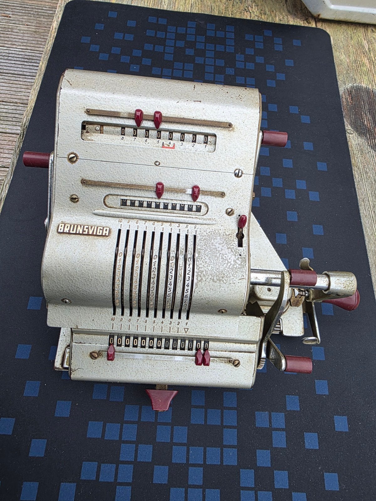 Vintage Brunsviga Rekenmachine - Compleet en Werkend., Ophalen of Verzenden