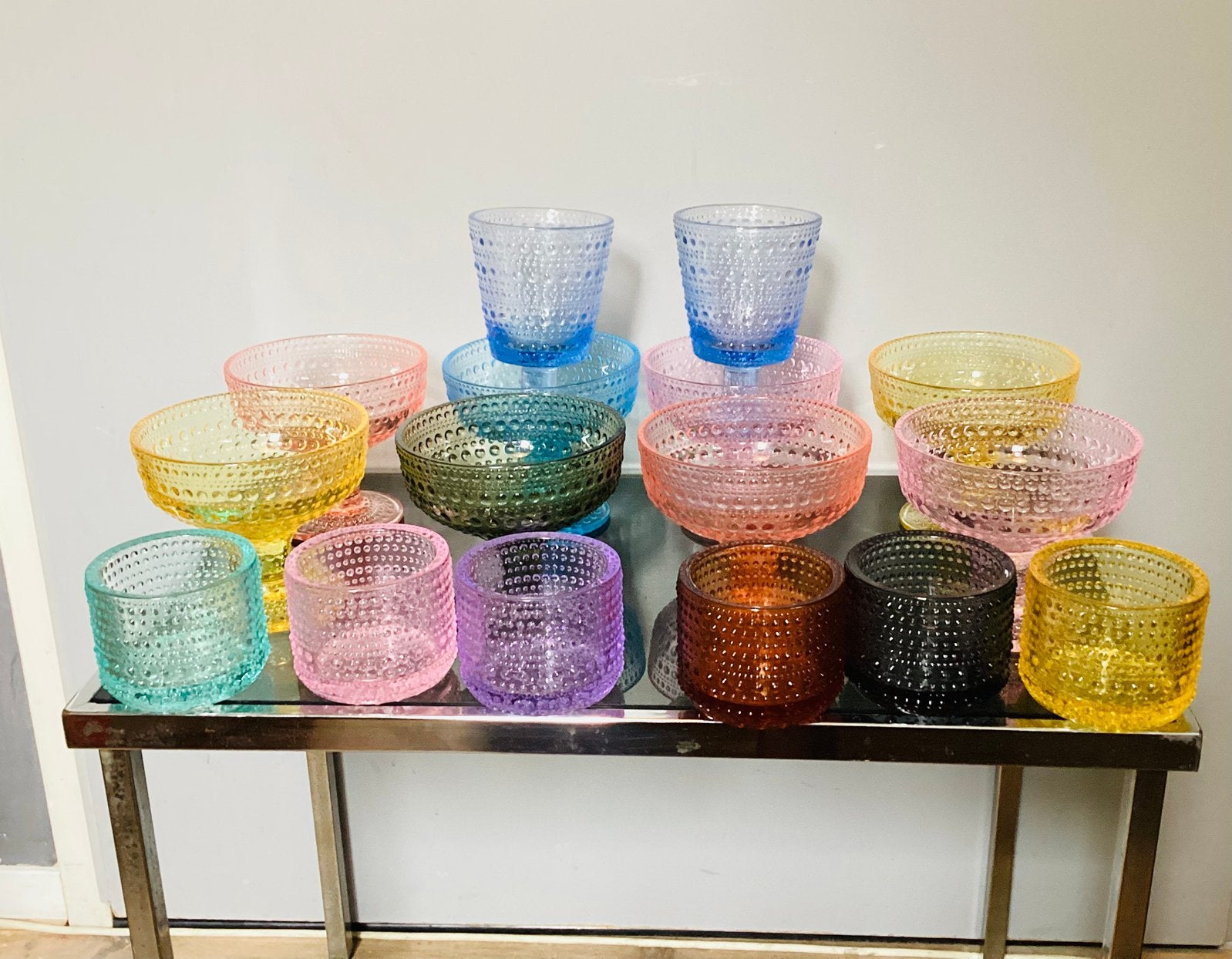 Iittala Kastehelm Iittala Kastehelmi - Schaal set, Ophalen of Verzenden, Zo goed als nieuw, Overige typen