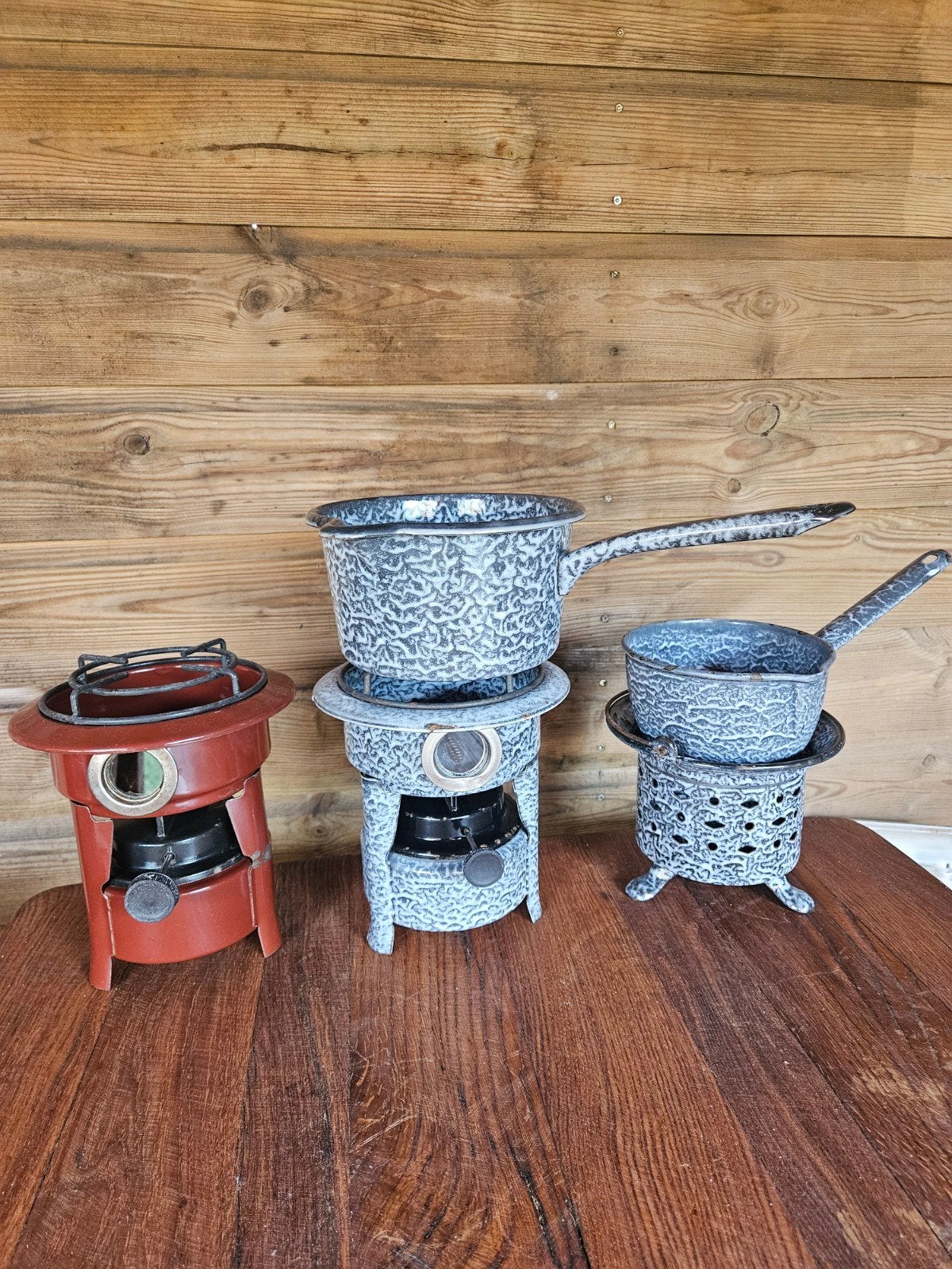 Leuke set emaille kookgerei!, Ophalen of Verzenden