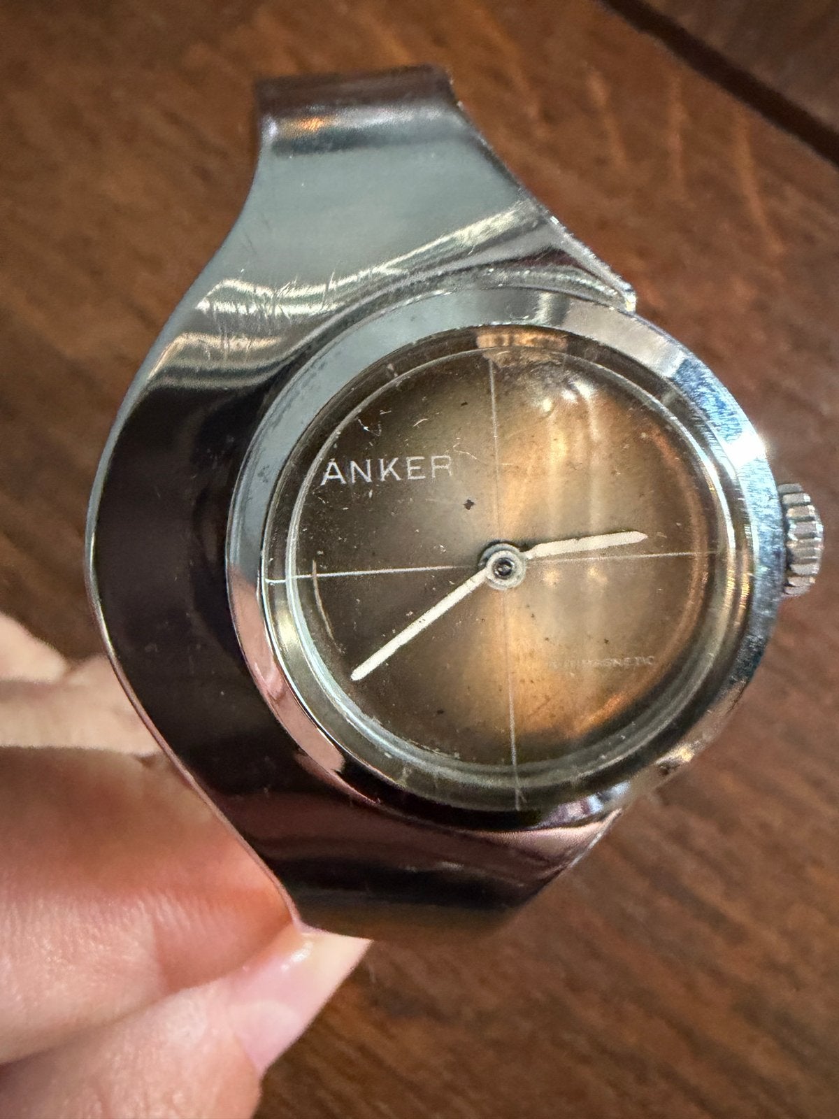 Anker Dames Horloge Jaren '70/'80 - Bijzonder Model, Overige merken, Gebruikt, Staal, Polshorloge
