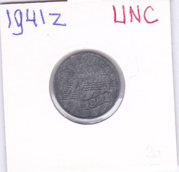 Mooie 2 1/2 cent 1941 zink van 20 voor 9 euro, Ophalen of Verzenden, Koningin Wilhelmina, 1 cent, Losse munt