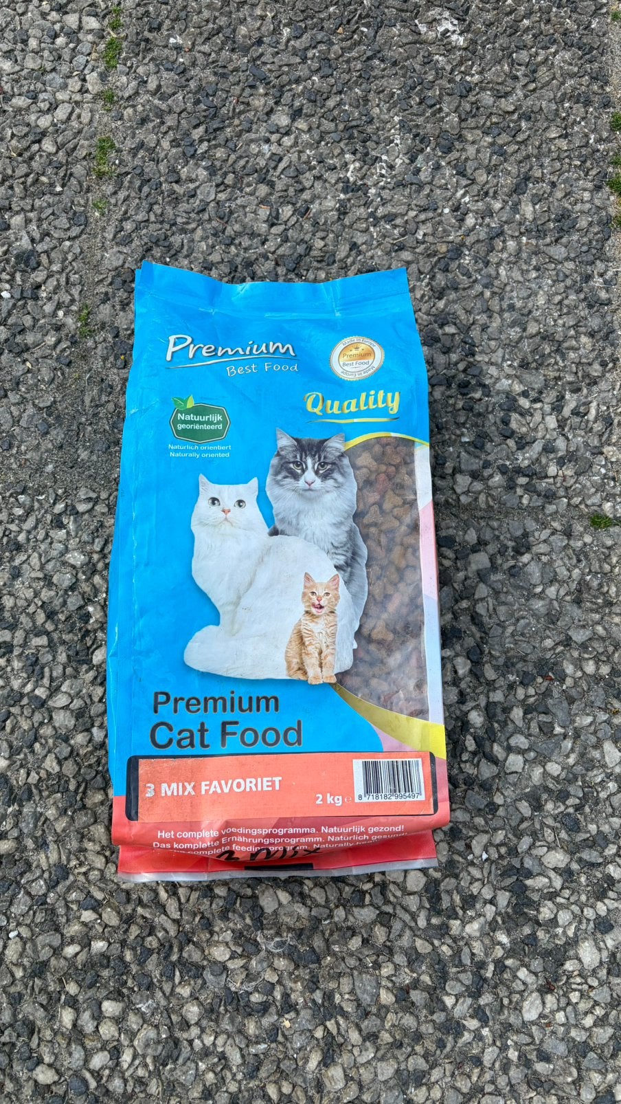 PQ 3-Mix Favorite kattenbrokken 2kg Breukzak, Ophalen of Verzenden, Kat