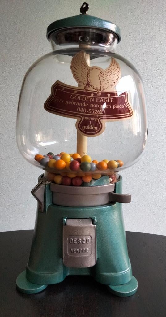 Pinda /kauwgum gietijzeren  automaat. Originele, Ophalen, Zo goed als nieuw
