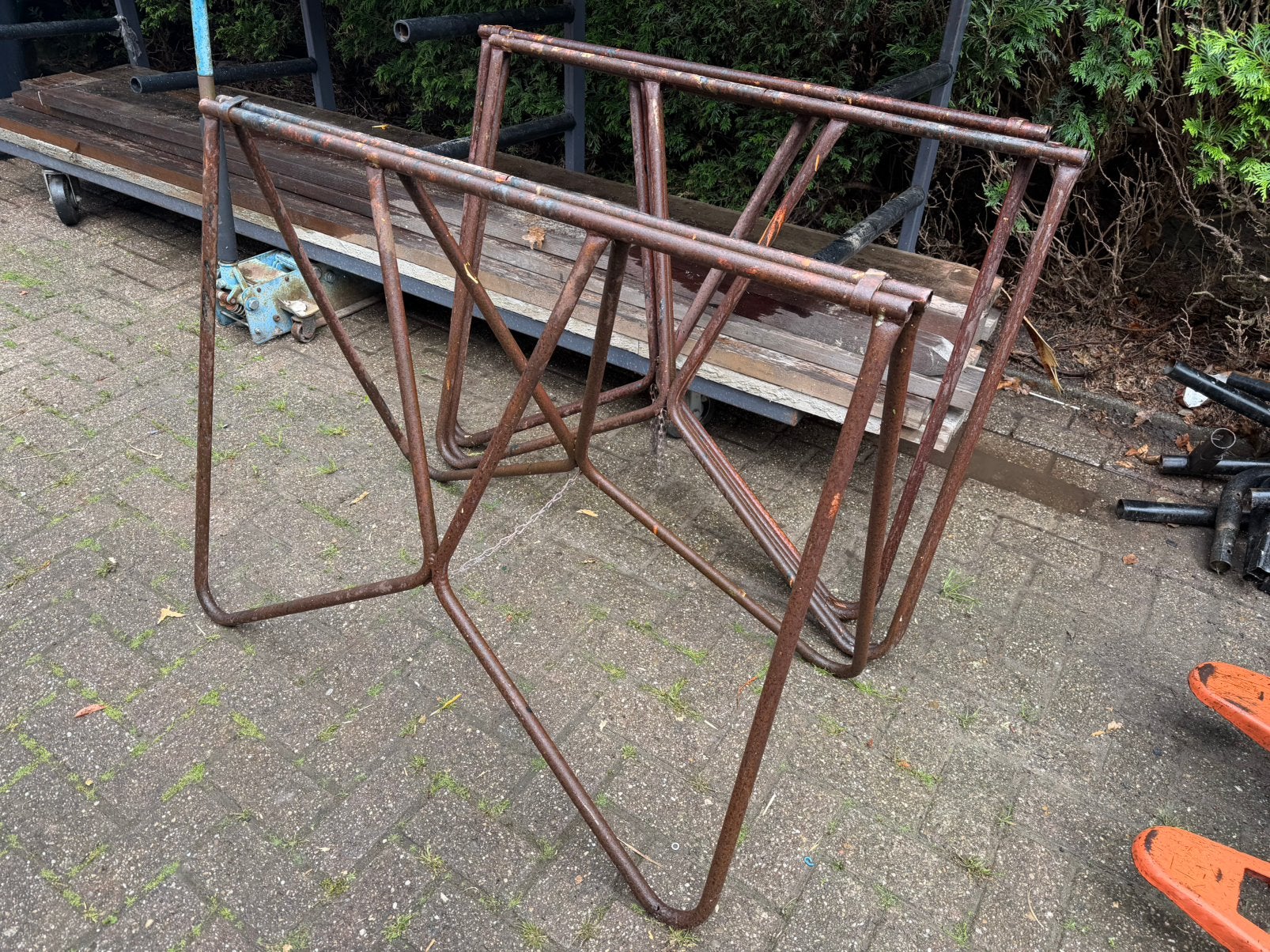 Drie metselschragen, Doe-het-zelf en Verbouw, Steigers, Ophalen, Overige typen, Minder dan 2 meter