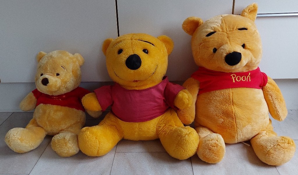 3 nette Winnie de Pooh knuffels, Ophalen of Verzenden, Winnie de Poeh of vrienden, Zo goed als nieuw, Knuffel