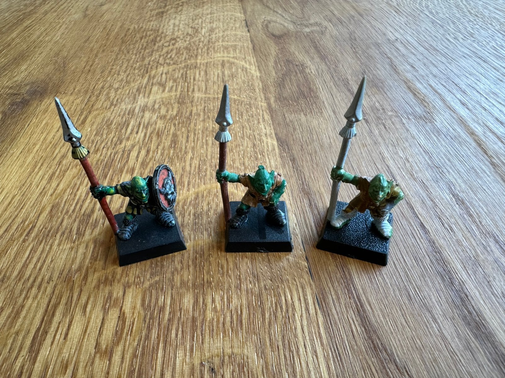 3 goblins Warhammer Quest painted oude figuren, Hobby en Vrije tijd, Figuurtje(s), Warhammer, Ophalen of Verzenden, Zo goed als nieuw