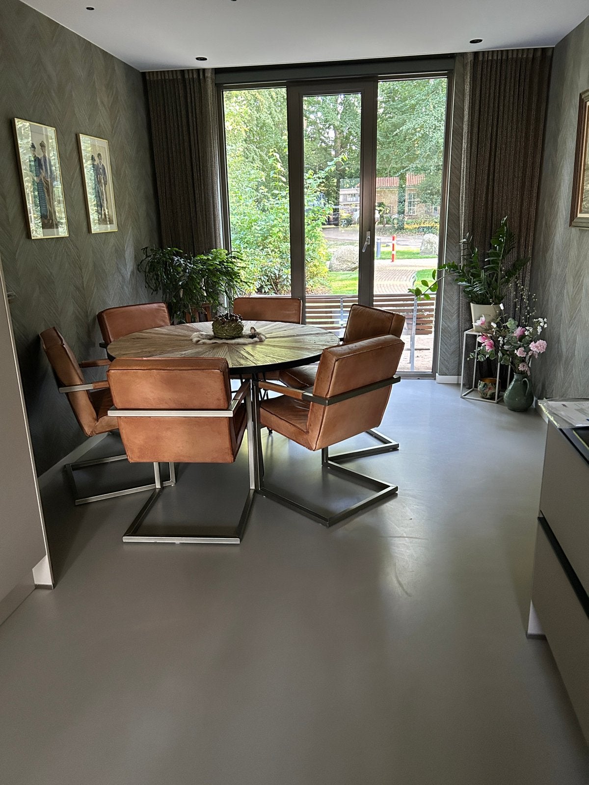 Riviera Maison Ronde Eettafel 140 cm, Ophalen, 100 tot 150 cm, Rond, Zo goed als nieuw